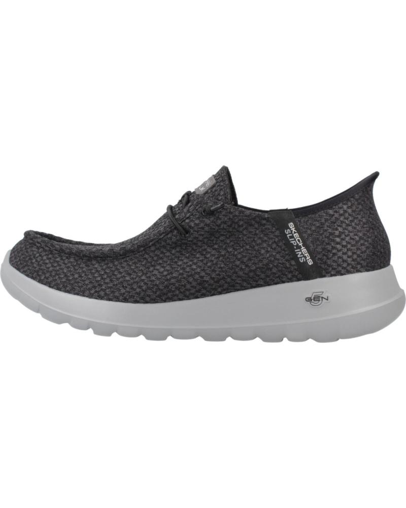 SKECHERS INFORMALES HOMBRE MODELO GO WALK FLEX COLOR NEGRO BKGY