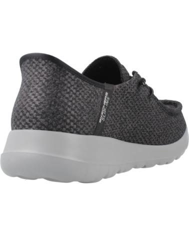 SKECHERS INFORMALES HOMBRE MODELO GO WALK FLEX COLOR NEGRO BKGY
