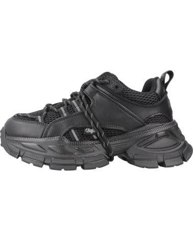 BUFFALO ZAPATILLAS MUJER MODELO SATURN LACE COLOR NEGRO BLACK