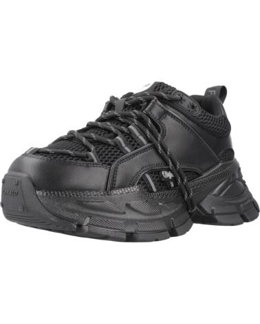 BUFFALO ZAPATILLAS MUJER MODELO SATURN LACE COLOR NEGRO BLACK