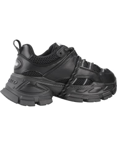 BUFFALO ZAPATILLAS MUJER MODELO SATURN LACE COLOR NEGRO BLACK