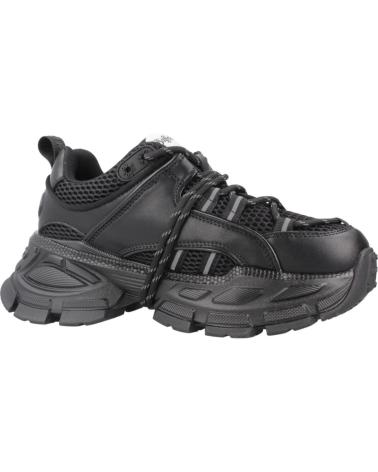 BUFFALO ZAPATILLAS MUJER MODELO SATURN LACE COLOR NEGRO BLACK