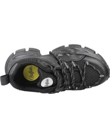 BUFFALO ZAPATILLAS MUJER MODELO SATURN LACE COLOR NEGRO BLACK