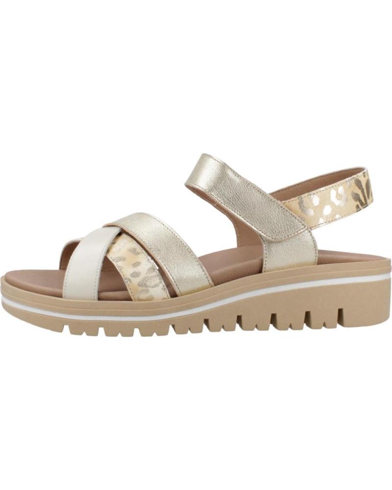 Sandálias de Mulher PIESANTO SANDALIA VELCRO BEIGE