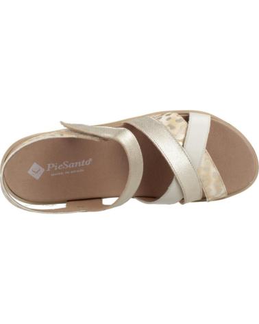 Sandálias de Mulher PIESANTO SANDALIA VELCRO BEIGE