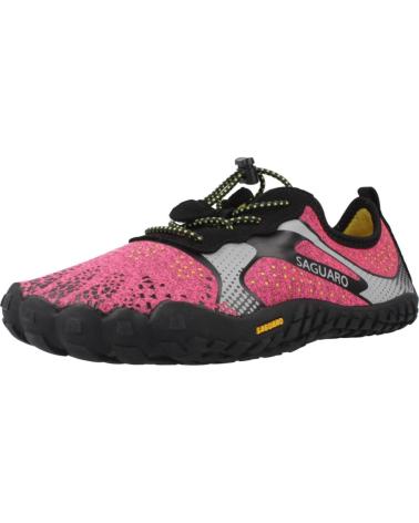 SAGUARO ZAPATILLAS MUJER MODELO FAST I BAREFOOT COLOR ROSA