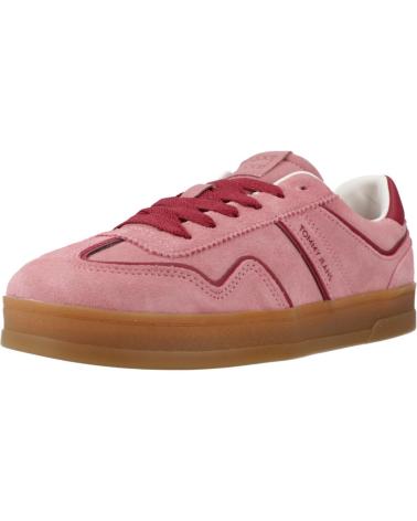 TOMMY JEANS ZAPATILLAS MUJER MODELO THE GREENWICH COLOR ROSA TI0