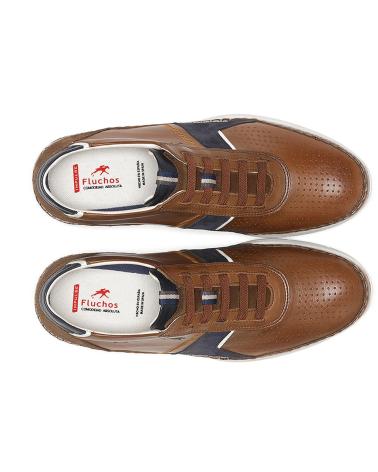 Zapatos de Hombre FLUCHOS ZAPATO YANNIC CUERO DE MARRóN
