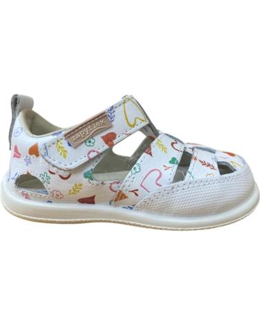 ZAPY SANDALIA BAREFOOT FRESNO BLANCO