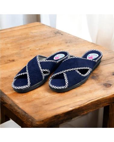 CALZADOMANIA ZAPATILLA CRUZADA MARINO