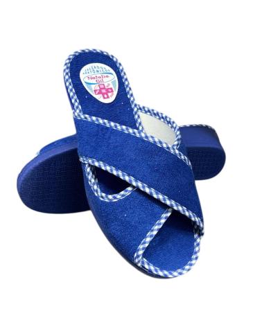CALZADOMANIA ZAPATILLA CRUZADA AZUL