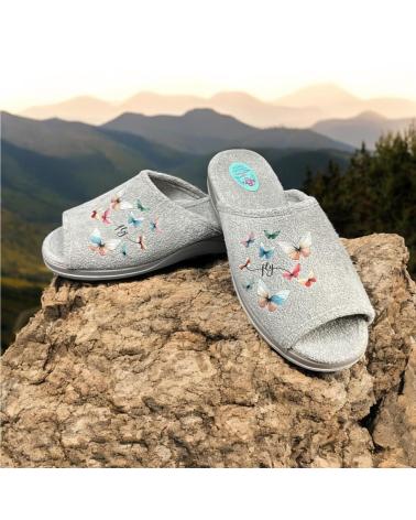 CALZADOMANIA ANATOMICA MULTIMARIPOSA GRIS