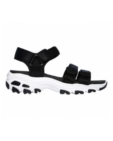 SKECHERS SANDALIAS 31514 BLK NEGRO