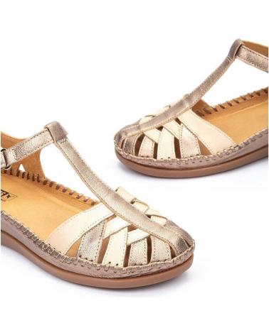 PIKOLINOS W8K-0705CLC1 SANDALIAS DE MUJER PIEL PIEDRA