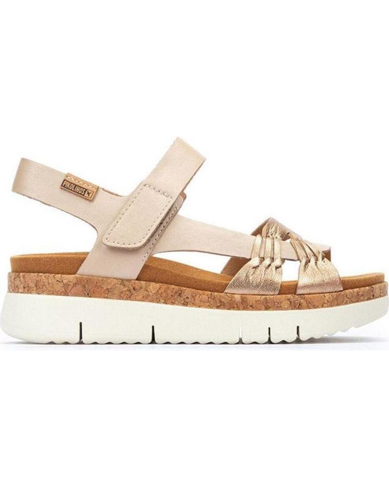 PIKOLINOS W4N-0968CLC1 SANDALIAS DE MUJER PIEL ORO