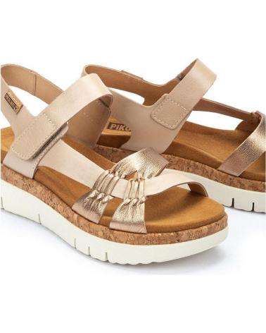 PIKOLINOS W4N-0968CLC1 SANDALIAS DE MUJER PIEL ORO