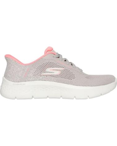 SKECHERS 125503 ZAPATILLAS CASUAL DE MUJER SLIP INS TAUPE