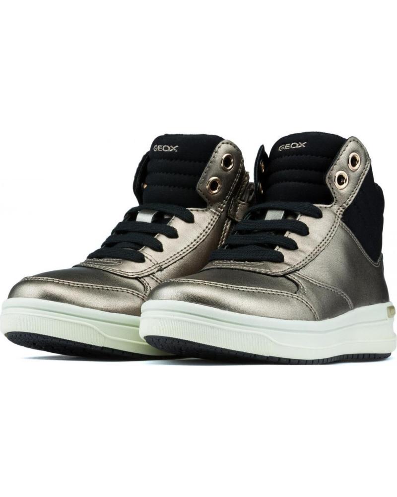 Sapatos Desportivos De Ni a GEOX BOTINES JR AVEUP GIRL GOLD
