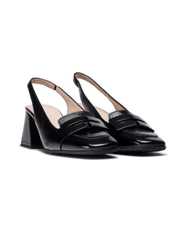 WONDERS ZAPATOS CON TACON REBECA H-6312 NEGRO