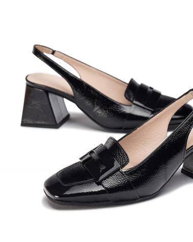 WONDERS ZAPATOS CON TACON REBECA H-6312 NEGRO