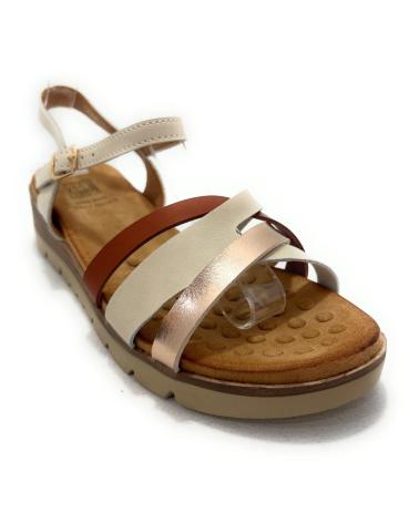 KISS LEISS SANDALIAS MUJER TIRAS CRUZADAS HEBILLA C VARIOS COLORES