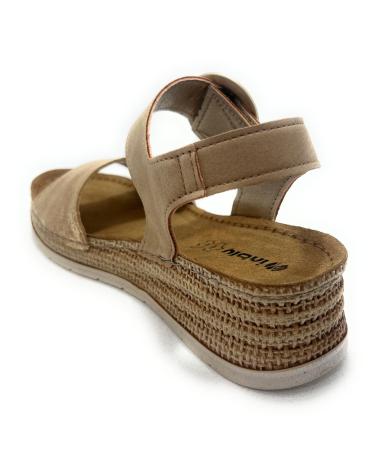 DUENDY SANDALIAS CUNA CONFORT PEGUE HEBILLA BEIGE