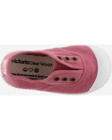 Esportes  de Menina VICTORIA ZAPATILLA INGLESA DE LONA LAVADA BALLET