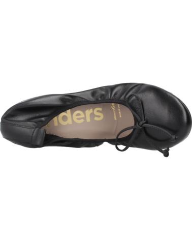 WONDERS BAILARINAS MUJER MODELO A4102 COLOR NEGRO