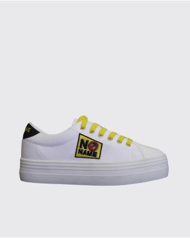 NO NAME - PLATO SNEAKER CANVAS-PATCH WHITE
