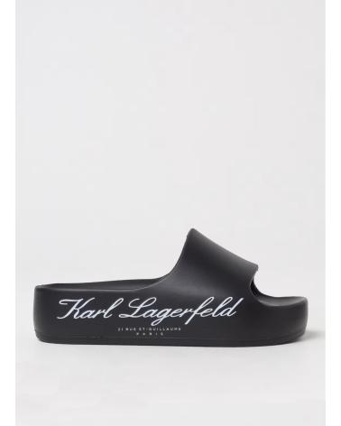 KARL LAGERFELD CHANCLA KOBO II HOTEL LOGO SLIDE NEGRO