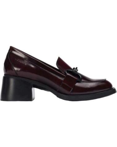 Zapatos de Mujer WONDERS ZAPATOS PIEL BURDEOS REGATA VINO