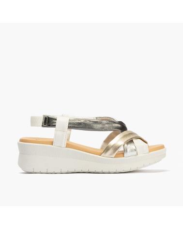 PITILLOS SANDALIA TUBULARES CRUZADOS ORO ORO-PLATINO
