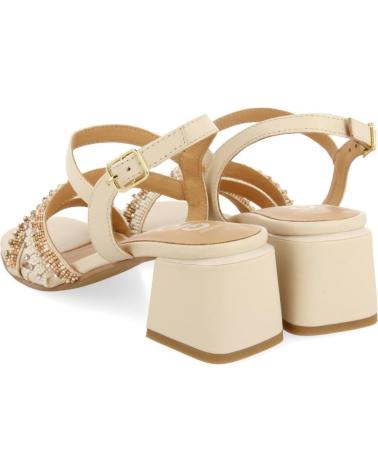 GIOSEPPO SANDALIA TACON TIRAS FANTASIA OFF-WHITE BEIG