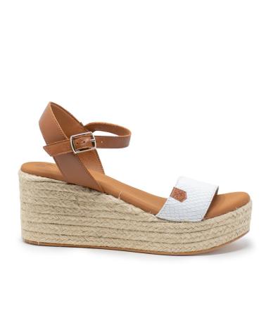 POPA SANDALIA CUNA YUTE SNAKE BLANCO