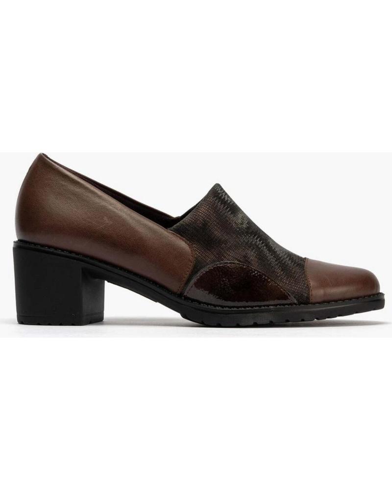 PITILLOS ZAPATO ABOTINADO LYCRA MARRON