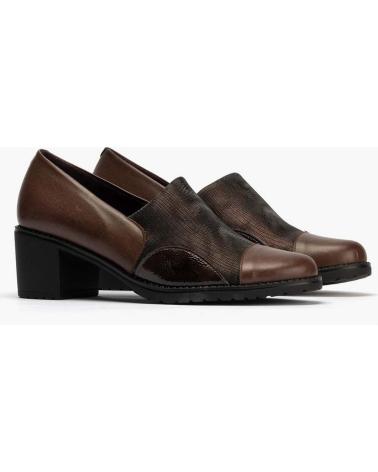PITILLOS ZAPATO ABOTINADO LYCRA MARRON