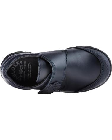 PABLOSKY BLUCHER COLEGIAL VELCRO FLOR MARINO AZUL MARINO
