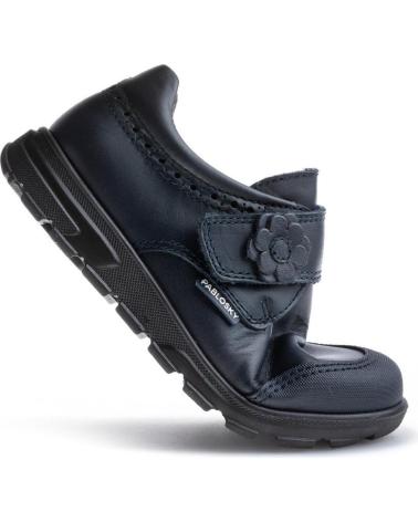 PABLOSKY BLUCHER COLEGIAL VELCRO FLOR MARINO AZUL MARINO