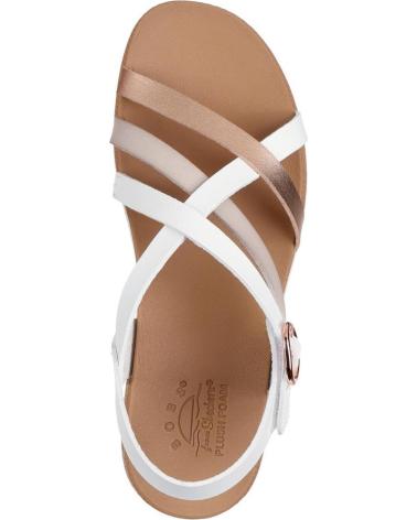 SKECHERS SANDALIA TIRAS WHITE BLANCO
