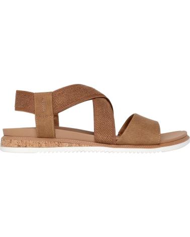 SKECHERS SANDALIA TIRAS ELASTICAS EMPEINE CUERO