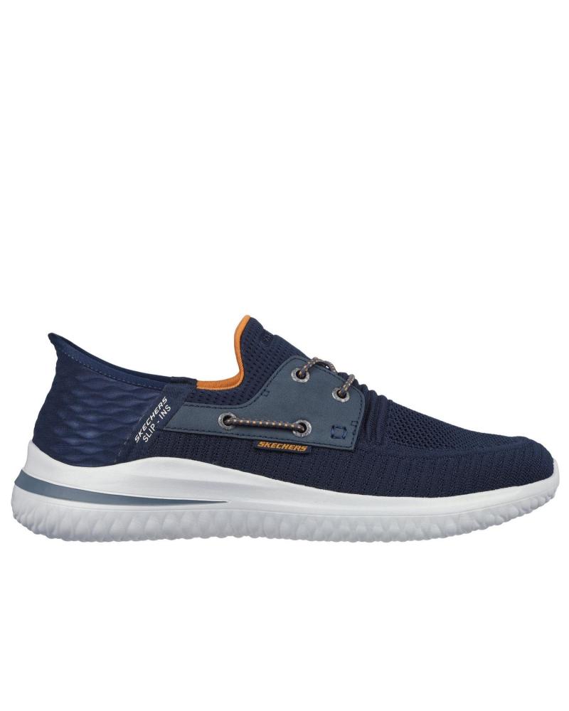 SKECHERS DEPORTIVO CORDON NAVY AZUL MARINO