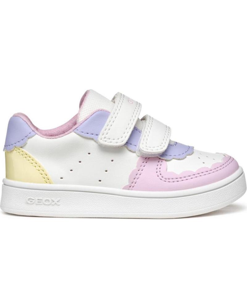 GEOX DEPORTIVO WHITE-LT YELLOW BLANCO