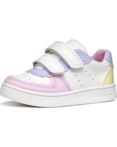 GEOX DEPORTIVO WHITE-LT YELLOW BLANCO