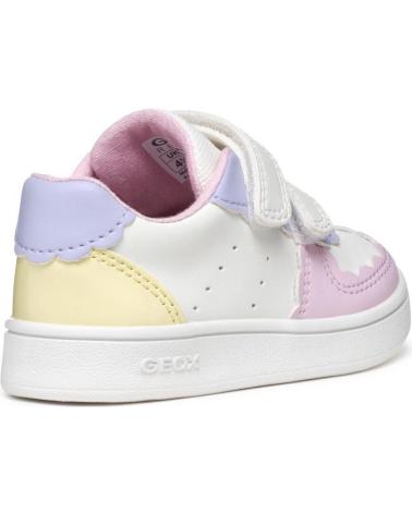 GEOX DEPORTIVO WHITE-LT YELLOW BLANCO