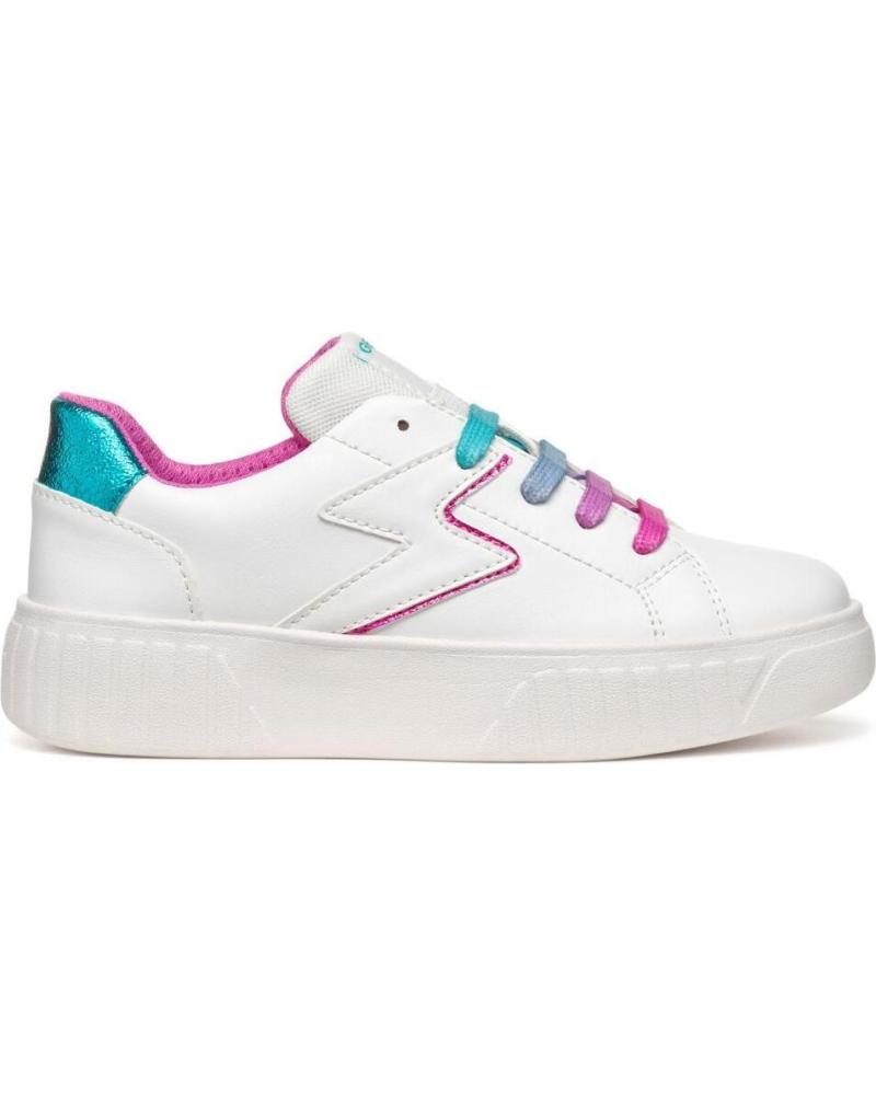 GEOX DEPORTIVO WHITE-MULTICOLOR BLANCO