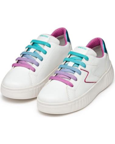 GEOX DEPORTIVO WHITE-MULTICOLOR BLANCO