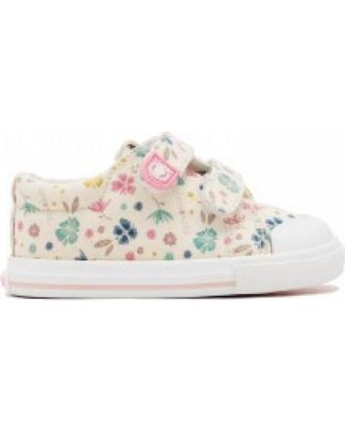 CONGUITOS SNEAKERS VELCROS FLORES MULTICOLOR