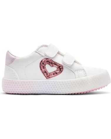 CONGUITOS DEPORTIVA VELCROS CORAZON WHITE BLANCO