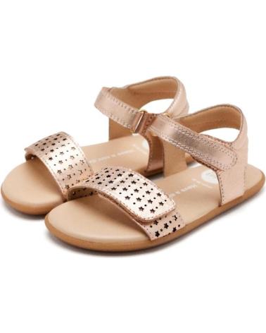 GIOSEPPO SANDALIA RESPETUOSA CALADA ORO ROSADO ORO-PLATINO