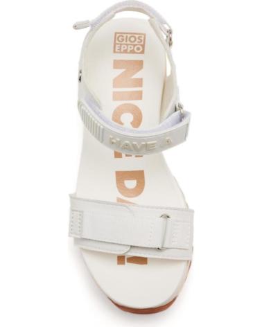 GIOSEPPO SANDALIA DOS VELCROS BLANCO